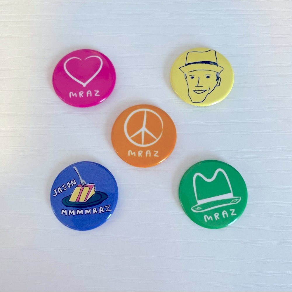 Jason Mraz Concert Pins- Beautiful Mess - Live
On Earth Tour 2009